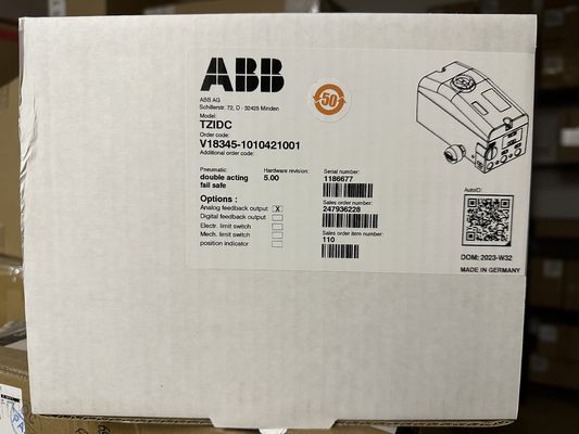 V18345-1010421001 V18345 Válvula de posicionamento da ABB TZIDC Válvula de posicionamento eletropneumático