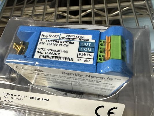 330180-91-CN Bently Nevada 3300 XL Proximitor Sensor 9,0 metros (29,5 pés) Comprimento do sistema, DIN Mount