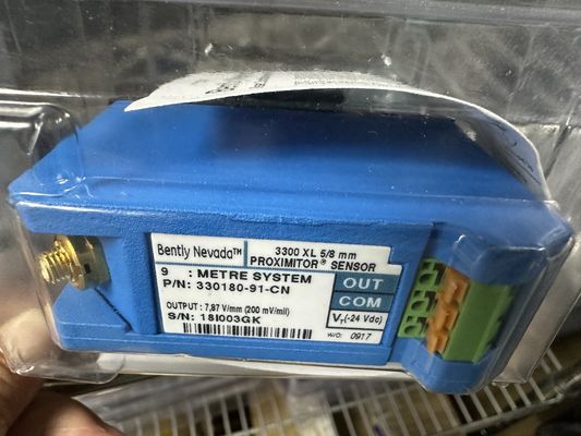 330180-91-CN Bently Nevada 3300 XL Proximitor Sensor 9,0 metros (29,5 pés) Comprimento do sistema, DIN Mount