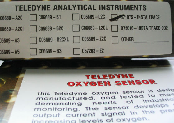 B71875 INSTA TRACE TELEDYNE Célula de combustível para analisadores de oxigénio