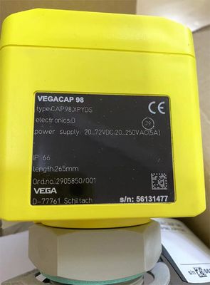 CAP98.XPYDS VEGA Regulação do medidor de nível Sonda de vara capacitiva livre para detecção de nível