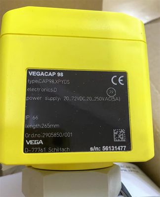 CP62.XXBGARAMX VEGA Métro de nível VEGACAP 62 Sonda de vara capacitiva para detecção de nível