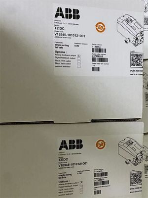 V18345-1010121001 Posicionador de válvulas ABB TZIDC Posicionador de válvulas eletro-pneumáticas V18345
