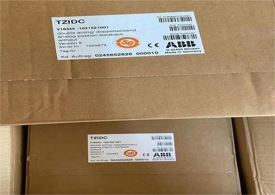 V18345-1010551001 Válvula de posicionamento ABB TZIDC Electro Pneumático