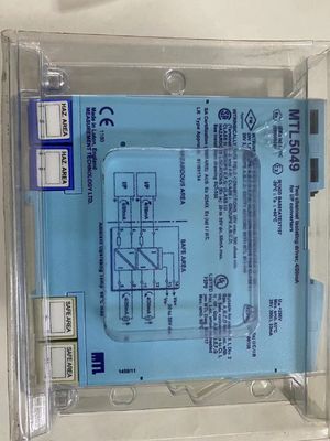 MTL5049 Eaton 2 Channel Zener Barrier Driver isolado Corrente de entrada de saída ATEX 4 a 20mA