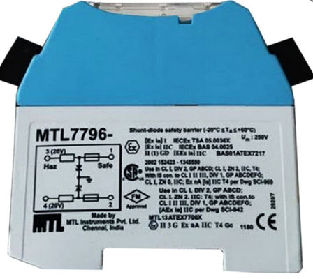 MTL7796- MTL Instrumentos intrinsecamente seguros Barreiras de Zener Isolador de segurança