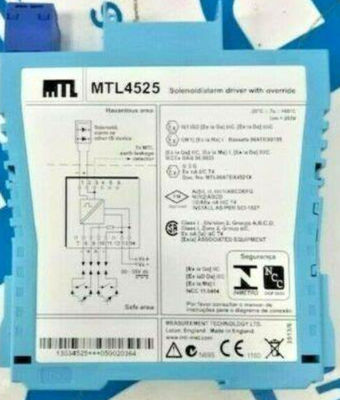 MTL4525 MTL Instrumentos Motor de alarme de solenoide MTL4500 Série MTL5500