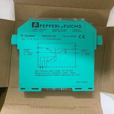 KFD2-CD-1.32 PEPPERL FUCHS Condutor de corrente de barreira isolada 1 canal condicionador de sinal