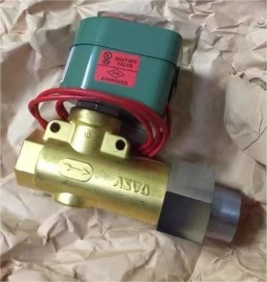 8266D069V 1/2" NPT Emerson ASCO 2 Way Solenoide Valve Óleo de combustível 120VAC 1/4" Orifício