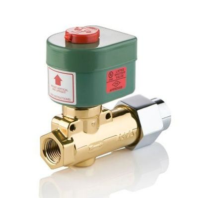 8266D069V 1/2" NPT Emerson ASCO 2 Way Solenoide Valve Óleo de combustível 120VAC 1/4" Orifício