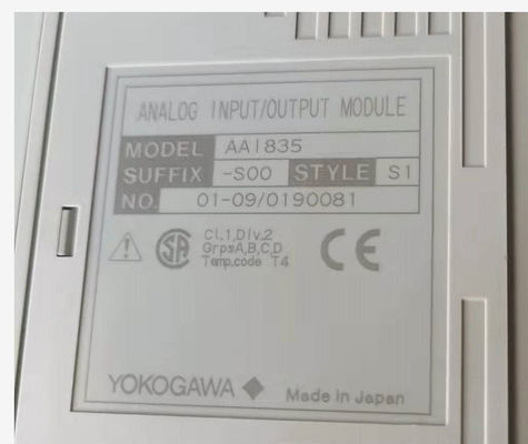 Módulo de entrada/saída analógico Yokogawa AAI835-S00 sem protecção contra explosões