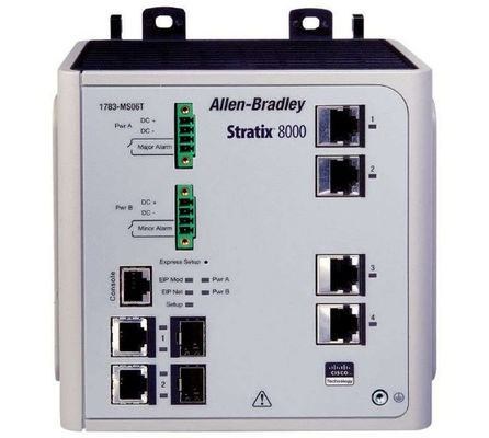 1783-MS06T Allen Bradley 6 Port Switch Número de portas 6 Switches gerenciados pela Stratix