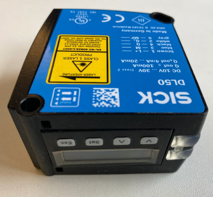 Sensores de distância a laser SICK DL50-P1123: Dx50 36,1 mm x 62,7 mm x 57,7 mm para industrial