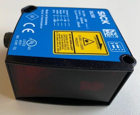 Sensores de distância a laser SICK DL50-P1123: Dx50 36,1 mm x 62,7 mm x 57,7 mm para industrial