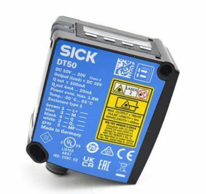 SICK DT50-P1113 Sensores de distância a laser Dx50 LC Display, 2 X LED