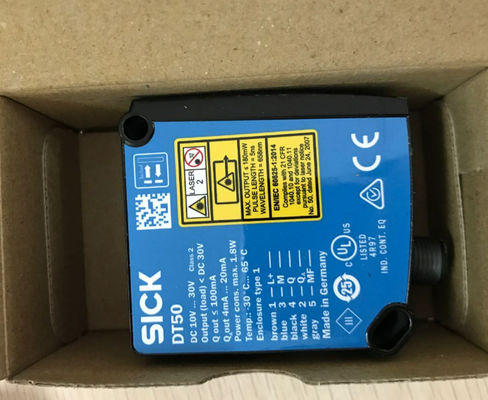 SICK DT50-P1113 Sensores de distância a laser Dx50 LC Display, 2 X LED