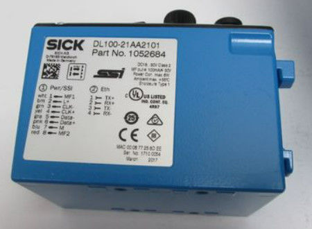 Sensor de distância a laser SICK Dx100 DL100-21AA2101 Display de matriz de pontos de 6 dígitos 5 x 7, LEDs