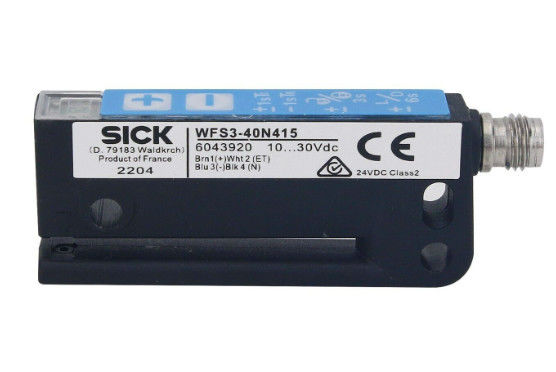 SICK WFS3-40N415 Fork Sensors WFS 20 ms Tempo de inicialização Intercâmbio luz/escuro