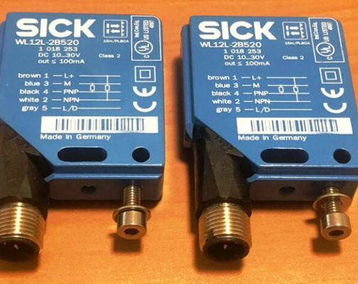 SICK WL12L-2B520 Sensores fotoelétricos W12 Conexão Conector masculino M12 5-Pin