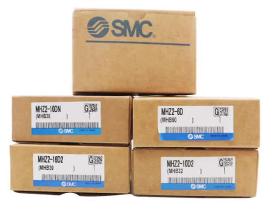 Corporação SMC MHZ2-20D Gripper, Ar, Dupla Ação, Tamanho do Furo:20mm, Paralelo 2-Dedo, 0,1-0,7 MPa
