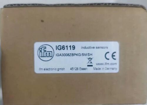 IFM IG6119 Sensor de alta temperatura indutivo com alimentação de tensão de 24 V e proteção IP65