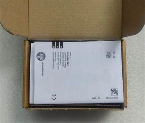 IFM PQ3834 Sensor de pressão para pneumáticos III Classe de proteção 2 Saídas