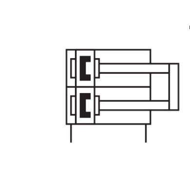 Festo DGST-16-40-PA Mini slide 16 mm de diâmetro de pistão Força alta 241 N a 6 bar