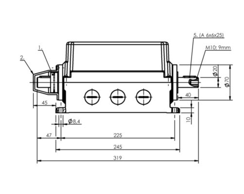 Balluff BSW000R Padrão Rotary Cam Switches Snap Contact Version
