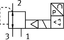 Festo MPPE-3-1/8-6-420-B Válvula de controlo de pressão proporcional Conexão pneumática G1/2