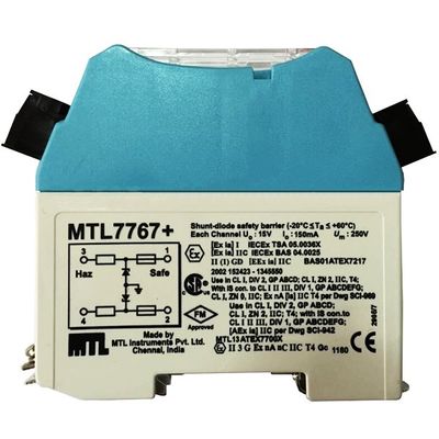MTL7767+ MTL Zener Barreiras Barreiras de segurança de um canal para aplicações industriais