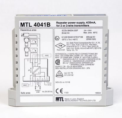 MTL4041B MTL Instruments Repeater Power Supply para um canal