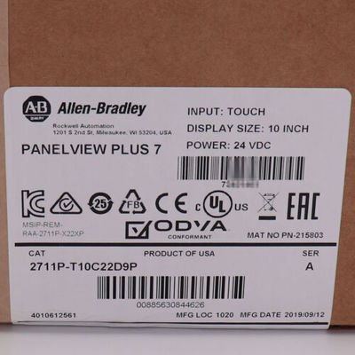 Allen-Bradley 2711P-T10C22D9P Panelview Plus 7 Terminal de operador de desempenho