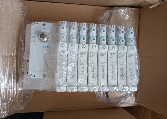 Festo Valve manifold VTUG com ligação multi-pin ou campobus VTUG-14-VRPT-B1T-Q12B-UB-Q6SU-24K+TTSC