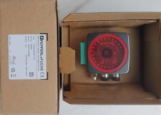 Pepperl+Fuchs PCV50-F200-B17-V1D Cabeça de leitura óptica com interruptor integrado Distância de leitura de 50 mm e comprimento de medição até 10000 m