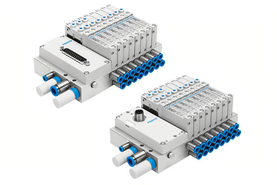 Festo VTUG-10-VRPT-B1T-Q10B-UB-QH6SU-16K+TTSC VTUG de coleção de válvulas com ligação multi-pin ou de campo