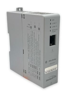 Interruptor I/P Ethernet Industrial Allen-Bradley 1783-ETAP1F 3 Número total de portas 2 portas para comunicação industrial suave
