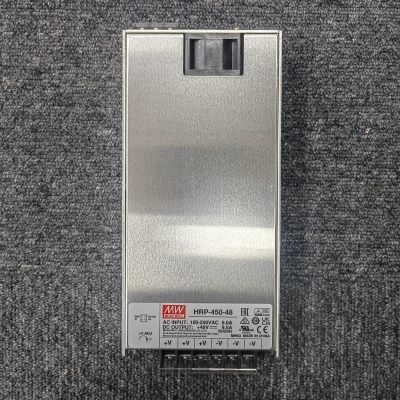 Mean Well HRP-450-48 48Vdc 9.5A Fornecimento de energia PFC 8 Saídas analógicas Compacto 100 mm x 100 mm x 100 mm Tamanho