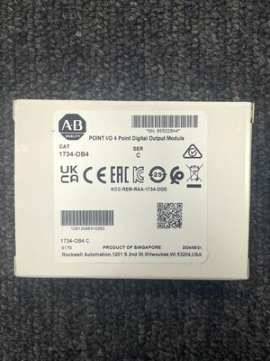 Módulo de saída de ponto Allen Bradley original CAT 1734-OB4 com 512 MB de RAM