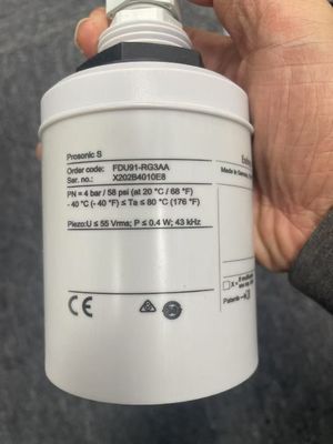 Sensor ultra-sônico Endress Hauser FDU91-RGZAA para medição de nível e fluxo para ligação a FMU9x