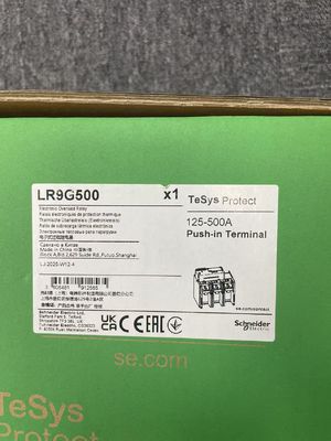 Schneider LR9G500 Relé eletrônico de sobrecarga térmica