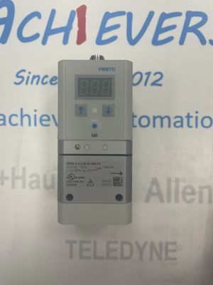 Festo Regulador de pressão proporcional VPPE-3-1-1/8-10-420-E1 Para todas as ligações eléctricas