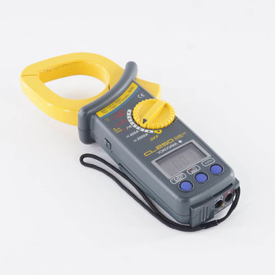 Teste de fixação por pinça Yokogawa CL250 AC/DC 2000A para medições de folhas de rolão e de tensão/resistência AC/DC