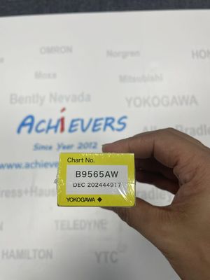 Yokogawa B9565AW GRAFIC CONTROLS Fanfold carta de tira gráfico com caixa de amplificador de liga de alumínio fundido