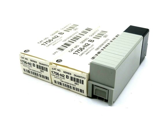 ALLEN BRADLEY 1756-N2 Módulo de enchimento de dois pedaços com codificação de entrada de tensão de 768-32V e faixa de frequência de entrada de 47-63 Hz