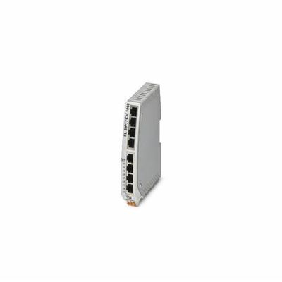 FL SWITCH 1008N 1085256 Comutador Ethernet Industrial com nível de proteção IP54 e constante de célula de 0,05 cm-1