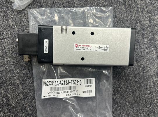 Norgren V60... V63 Série V62C513A-A218J Piloto Solenoide válvula com 10-30 VDC tensão de funcionamento e 8 entradas digitais