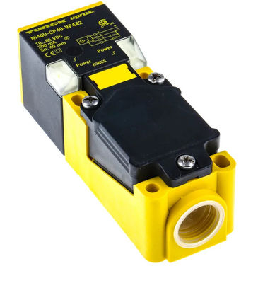 Turck NI40U-CP40-VP4X2 Sensor de Proximidade de Bloco Indutivo para Instalação Precisa Sem Fluxo