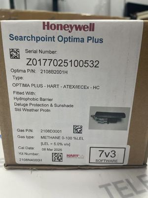 Honeywell 2108b2001H Searchpoint Optima Plus Gas Detector 320r/min Velocidade nominal 1/4" Conexão de processo NPT