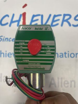 24 VDC Classificação de alimentação de entrada RJ45 Conector tipo ASCO 8320G202 válvula solenoide para aplicações industriais