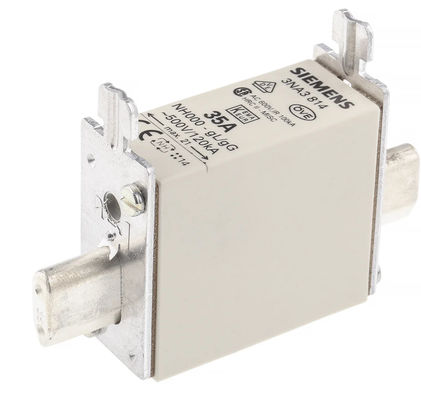 Elemento fusível HRC de baixa tensão Siemens 3NA3814-6 para medição, 30 bar e flange oval durante a operação